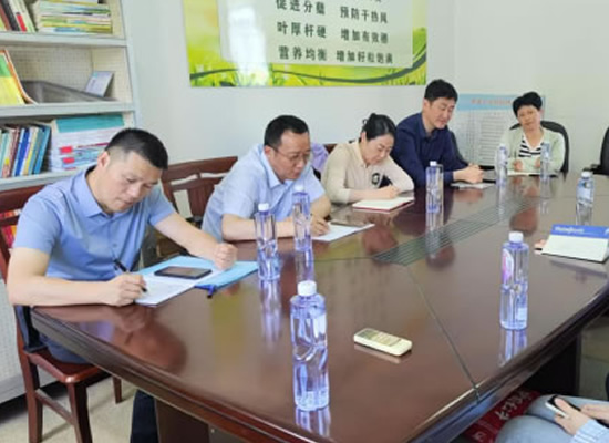 省种子管理站领导来都丰种业调研